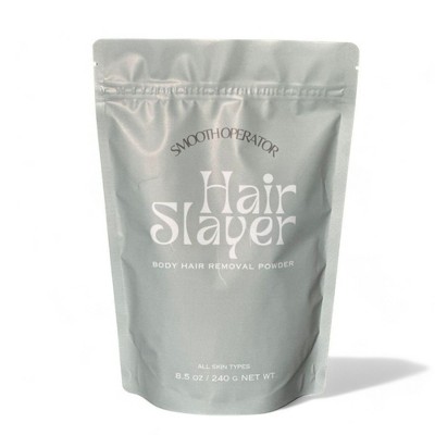 Hair Slayer Smooth Operator Hair Removal Powder No Pain No Bumps Quick and Easy Hair Removal for Legs Arms Underarms Bikini Area Chest Back- 8.5oz