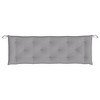 vidaXL Garden Bench Cushion Gray Oxford fabric (100% polyester) - 4 of 4