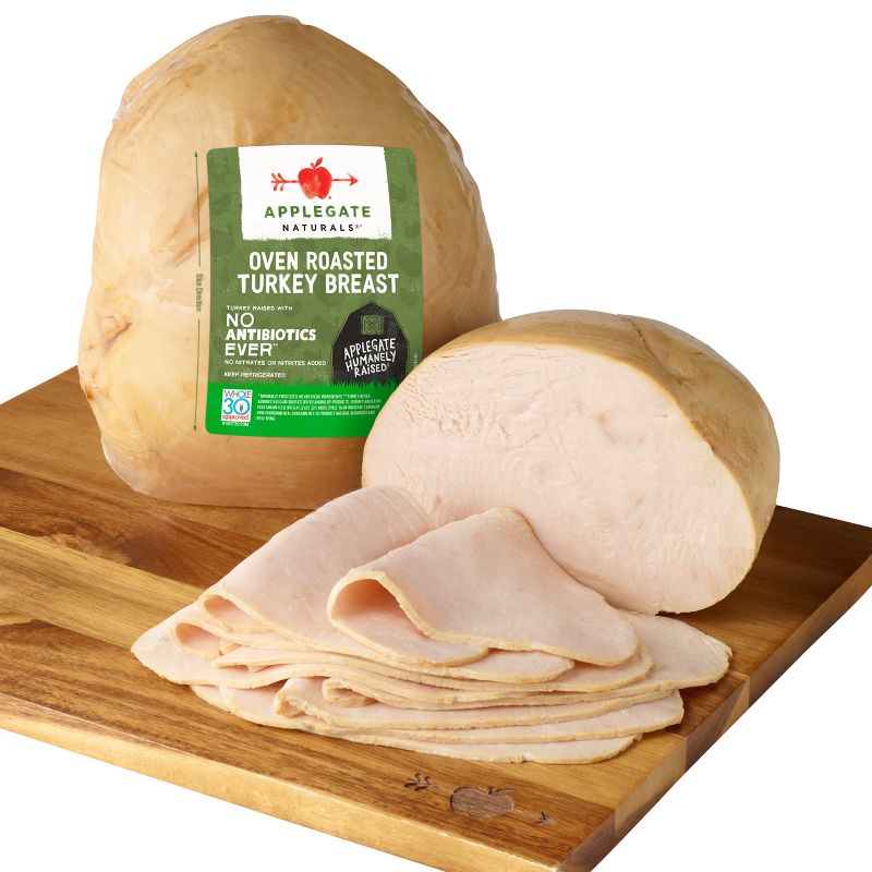 Applegate Naturals Oven Roasted Turkey Breast - Deli Fresh Sliced - price per lb, 3 of 6