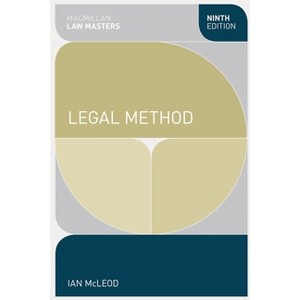 Legal Method - (Hart Law Masters) 9th Edition by  Ian McLeod (Paperback) - 1 of 1