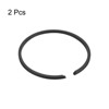 Unique Bargains Durable High Tensile Piston Ring Set 2 Pcs - 3 of 4