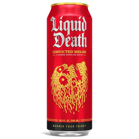 Liquid Death Convicted Melon Agave Sparkling Water - 19.2 Fl Oz Can : Target