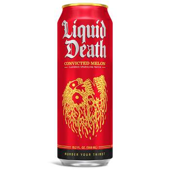 Liquid Death Convicted Melon Agave Sparkling Water - 19.2 fl oz Can