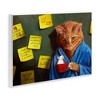 Stupell Industries Funny Cat Morning Coffee Memo Reminders Wall Plaque Art - 3 of 4