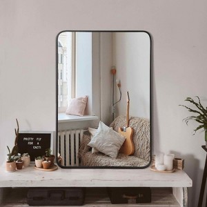 MAYEERTY Metal Framed Rectangular Bathroom Mirror for Wall - 1 of 4
