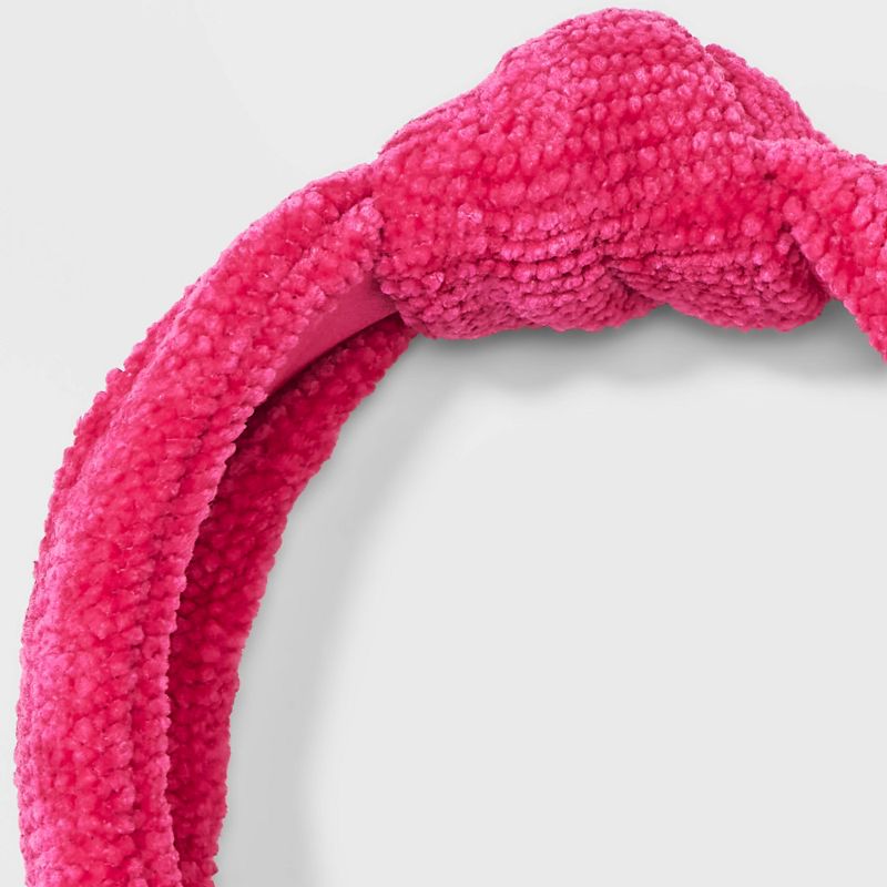 Chenille Fabric Knot Top Headband - Universal Thread™, 3 of 7
