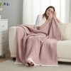 Amelie Home Reversible Chenille Knit Throw Blanket – Soft, Lightweight & Cozy - 2 of 4