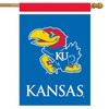 Briarwood Lane Kansas Jayhawks House Flag NCAA Licensed 28" x 40" - 2 of 4