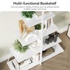 Bookcase, 4-Shelf Ladder Bookcase, A-Shaped Ladder Shelf Display - 4 of 4