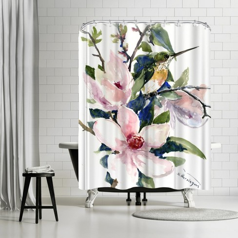 Americanflat 71 X 74 Shower Curtain, Hummingbirds 2 By Suren Nersisyan :  Target