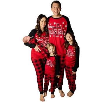  Family Pajamas Microfleece Mens Pajama Set 6752-10195-M Buffalo  Plaid