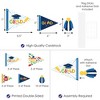 Big Dot of Happiness Elementary Grad - Triangle Kids Graduation Party Photo Props - Pennant Flag Centerpieces - Set of 20 - 3 of 4
