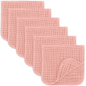 Muslin Burp Cloths Large 100% Cotton by Comfy Cubs - 1 of 4