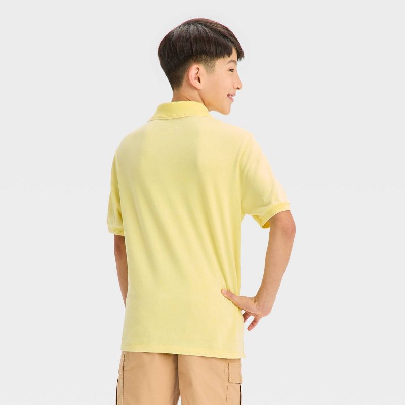 Boys' Short Sleeve Washed Polo Shirt - art class™, 3 of 5