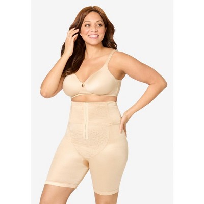 Secret Solutions Women's Plus Size  Long Leg Shapewear