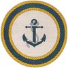 Unique Loom Outdoor Coastal Collection Area Rug - Anchor (' " x ' "  ) - 2 of 4