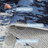 TackView Washable Rugs Modern Abstract Area Rug for Bedroom Soft Touch Stain Resistant Throw Carpet Low Pile Floor Cover with Non-Slip Backing - 4 of 4