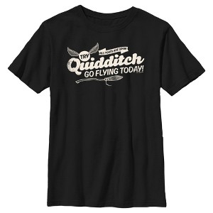 Boy's Harry Potter Quidditch Go Flying Today T-Shirt - 1 of 4