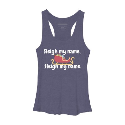 Women's Design By Humans Christmas pun By BeingMasculine Racerback Tank Top
