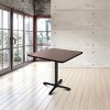 36" Square Composite Core Dining Table: Non-Extension, Modern Style - Hampden Furnishings - 4 of 4