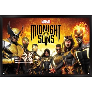 Trends International Marvel Midnight Suns - Key Art Framed Wall Poster Prints - 1 of 4