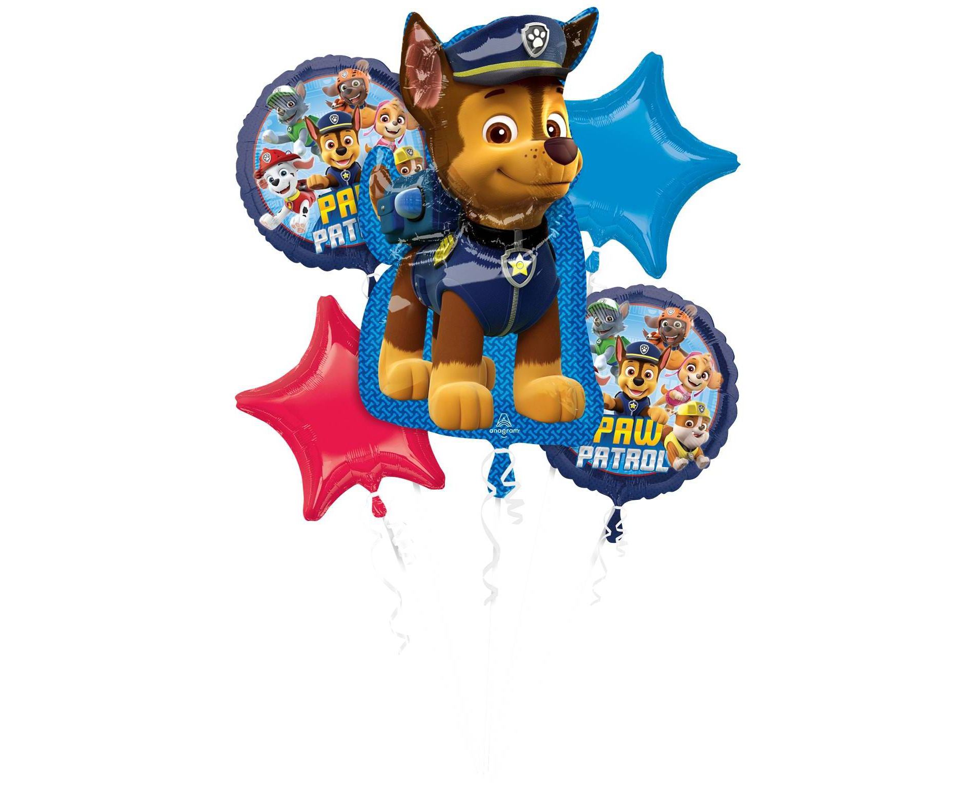 Anagram 5pc Paw Patrol Foil Balloon Bouquet