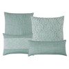 Esca Brenda Warm & Cozy 7 Piece Comforter Set: 1 Comforter, 2 Shams, 2 Cushions, 1 Breakfast Pillow, 1 Decorative Pillow - Green - 3 of 4