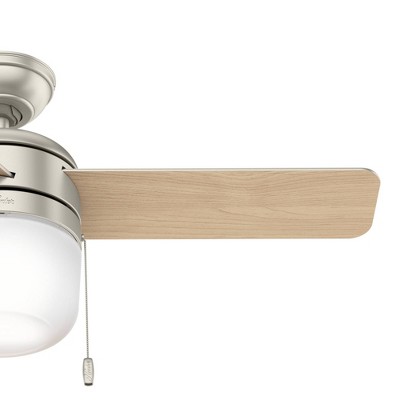 42" Matte Nickel LED Ceiling Fan with Reversible Blades