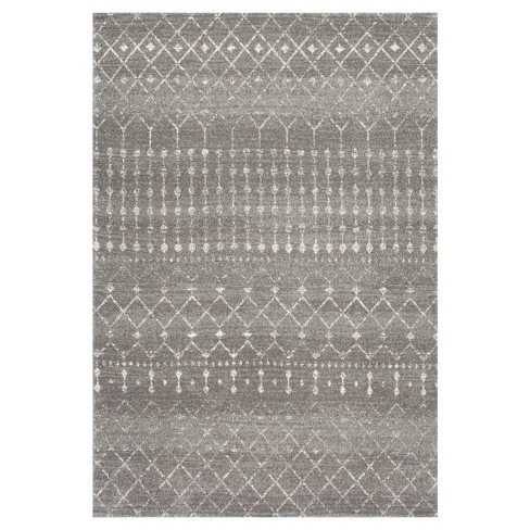 Dark Gray Loomed Area Rug 5 X7 5 Nuloom Target