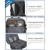 Hynes Eagle 44L Travel Backpack + Fanny Pack-Gray - 3 of 4