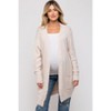 Pinkblush Beige Basic Knit Maternity Cardigan - 2 of 4