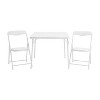 Flash Furniture Kids Colorful 3 Piece Folding Table and Chair Set - 2 of 4