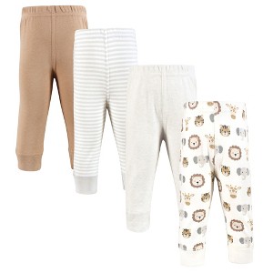 Hudson Baby Cotton Pants and Leggings, Happy Little One Safari - 1 of 4