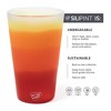Silipint: Silicone Pint Glasses: 2 pk - Marigold - 2 of 4