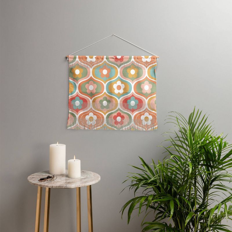 22&#34; x 16&#34; Emanuela Carratoni Vintage Floral Geometric Fiber Wall Hanging - Deny Designs, 3 of 6