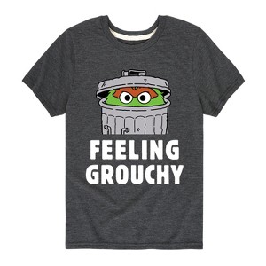 Boys' - Sesame Street - Feeling Grouchy Short Sleeve Graphic T-Shirt - 1 of 4