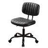 AZL1 Life Concept Computer Office Desk Chair with Thick Cushion Sturdy Base Adjustable Height Armless for Home Office, 18.5"*27.1"*33.8" - 4 of 4