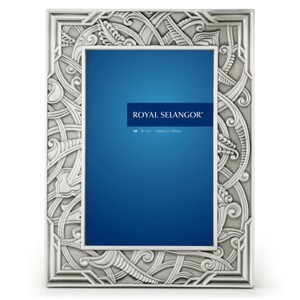 Royal Selangor Hand Finished Atiya Collection Pewter Photo Frame (4R) Gift - 1 of 4
