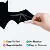Big Dot of Happiness Black Bats - Peel and Stick Halloween Vinyl Wall Art Stickers - Wall Decals - Set of 20 - 3 of 4