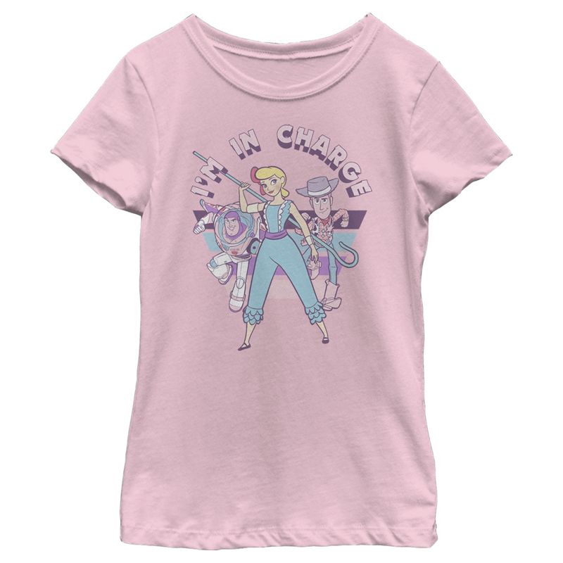 Girl's Toy Story Bo Peep In Charge T-Shirt, 1 of 4