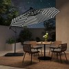WestinTrends 10 Ft Outdoor Patio Solar LED Cantilever Umbrella - 2 of 4