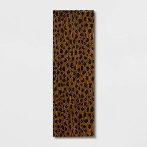 Daffodil Leopard Print Woven Rug - Threshold™ - 1 of 4