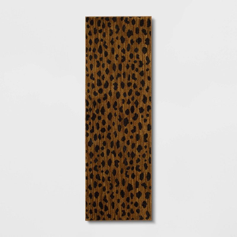 Daffodil Leopard Print Woven Rug - Threshold™, 1 of 20