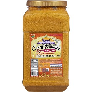 Curry Powder Extra Hot, Indian 11-Spice Blend - 5lbs (80oz) - Rani Brand Authentic Indian Products - 1 of 4