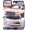 1987 Plymouth Voyager Van Light Cream and Golden Bronze Metallic 2-Tone 1/64 Diecast Model Cars by Auto World - 4 of 4