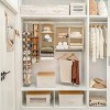 WeThinkStorage Hanging Closet Organizer with Garment Rod Shelf - 3 of 4