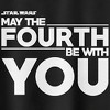 Juniors Womens Star Wars May the Fourth Be With You Bold Racerback Tank Top - image 2 of 4