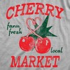 Womens Funny T Shirts Cherry Market Sarcastic Graphic Novelty Tee For Ladies - Crazy Dog Women's T Shirt For Foodies - 2 of 4