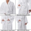 Alpine Swiss Blair Womens Cotton Terry Cloth Bathrobe Shawl Collar Velour Spa Robe - 3 of 4