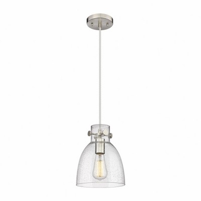 Newton Bell - 1 Light Pendant In Industrial Style-9.63 Inches Tall and 8 Inches Wide